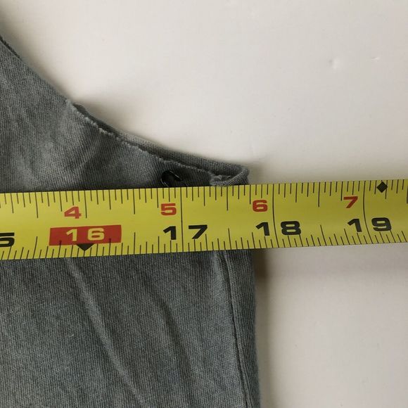 Treasure & Bond  Womens Size Small Cut-Off Sleeve Tank Top Tie Dye Green/White - Picture 11 of 11